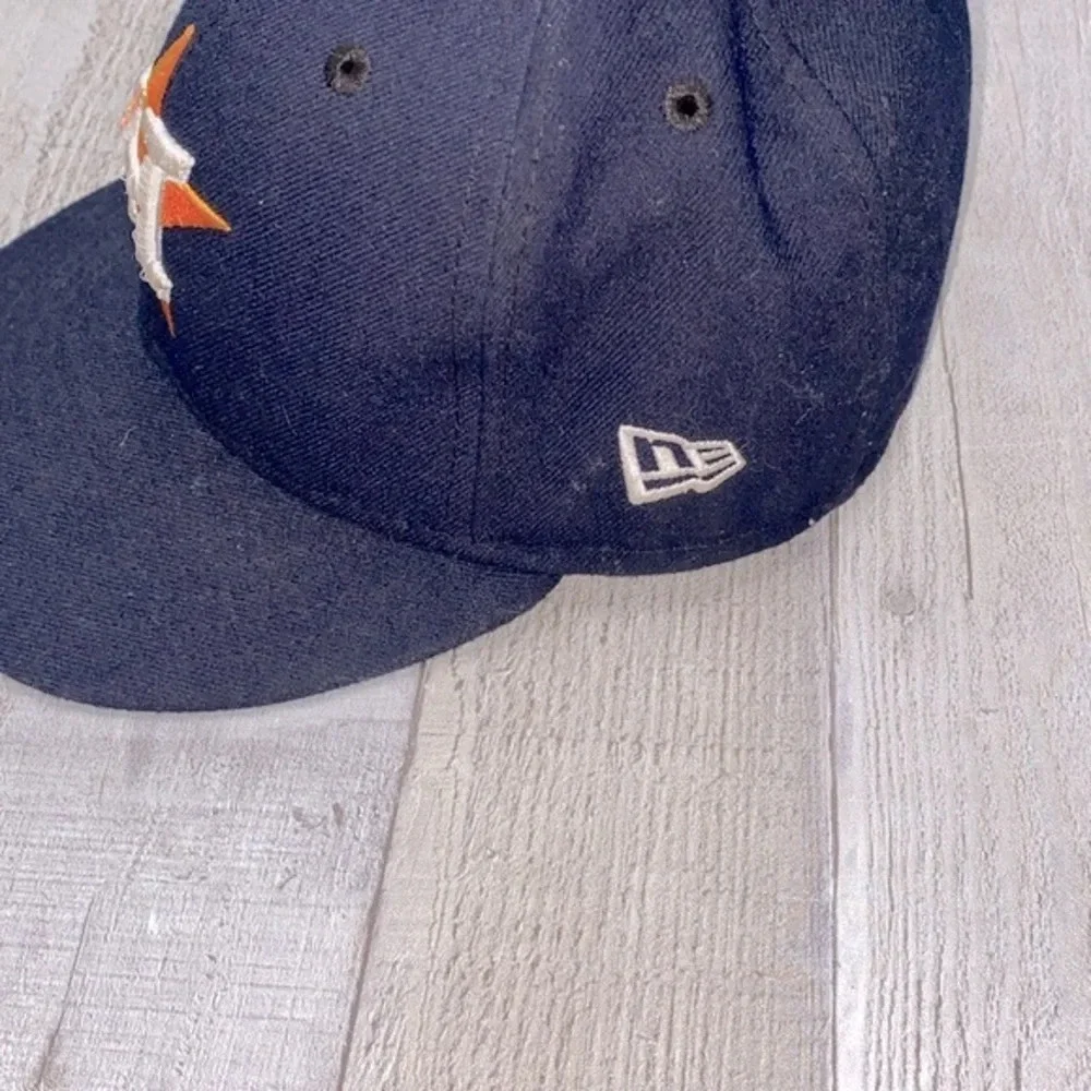 Mens Houston Astro’s New Era Authentic Collection On Field 59Fifty fitted hat
